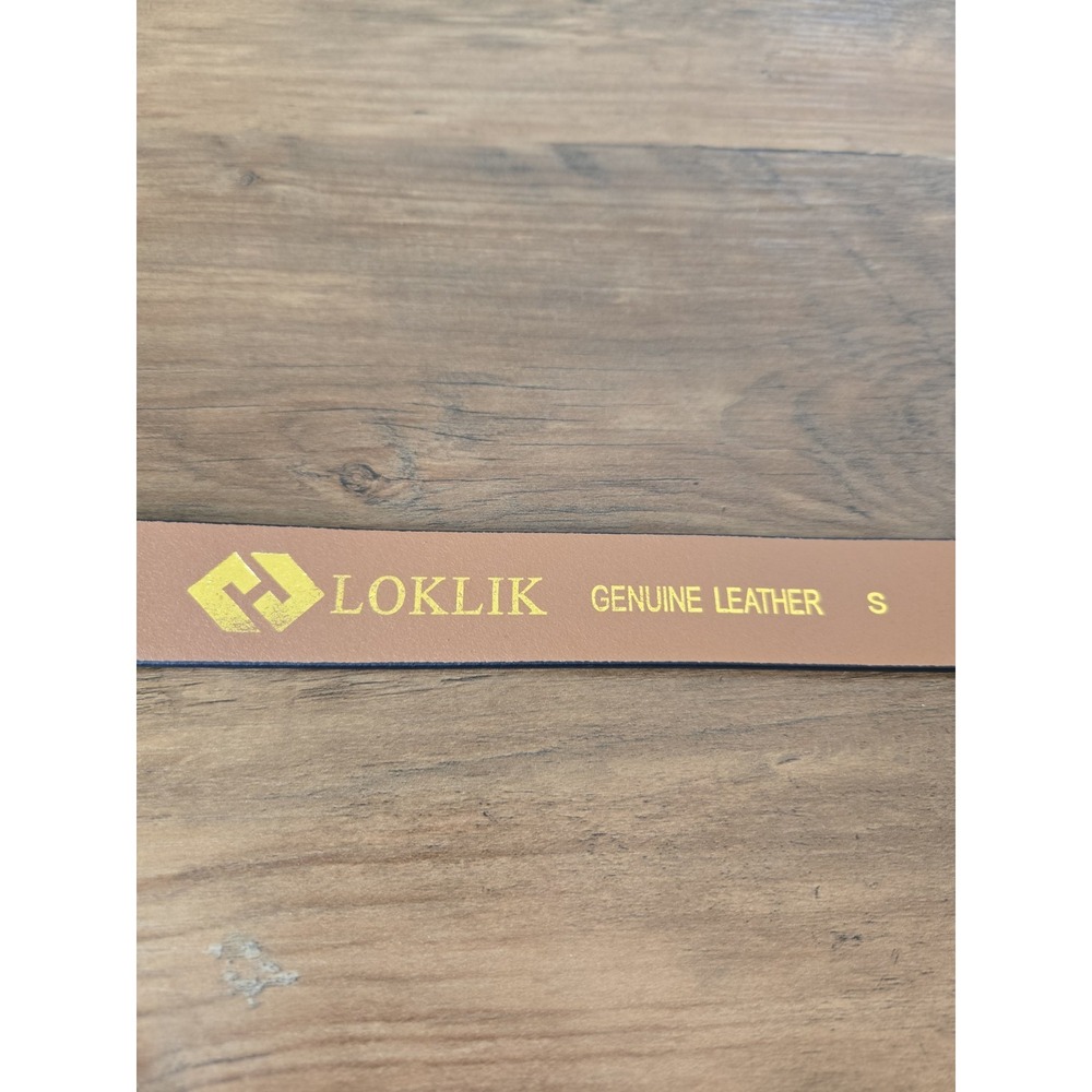 LOKLIK GENUINE LEATHER Women's S Faux Fur Leopard Cheetah 1" Belt Animalprint - Picture 8 of 9